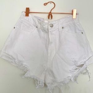 Forever 21 distressed cuffed shorts
